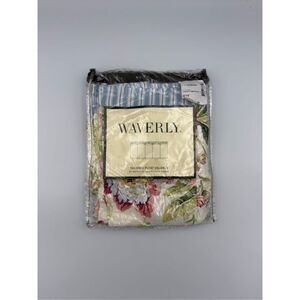 NWT Waverly Tailored Pleat Valance Forever Yours Spring Curtain Panel 50" x 19"